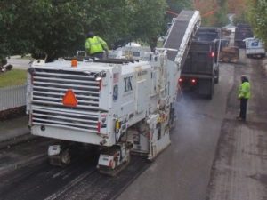 Asphalt Miller on Road