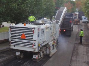 Asphalt Miller on Road