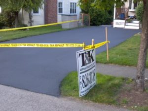 Small Driveway Seal Job