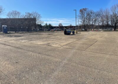 commercial paving project in Westborough Massachusetts by T&K Asphalt