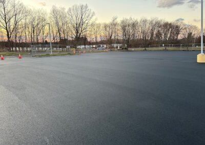 commercial paving project in Westborough Massachusetts by T&K Asphalt