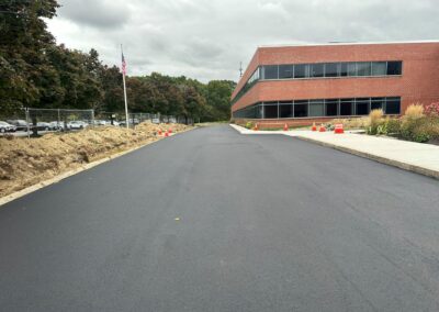 commercial paving project in Westborough Massachusetts by T&K Asphalt